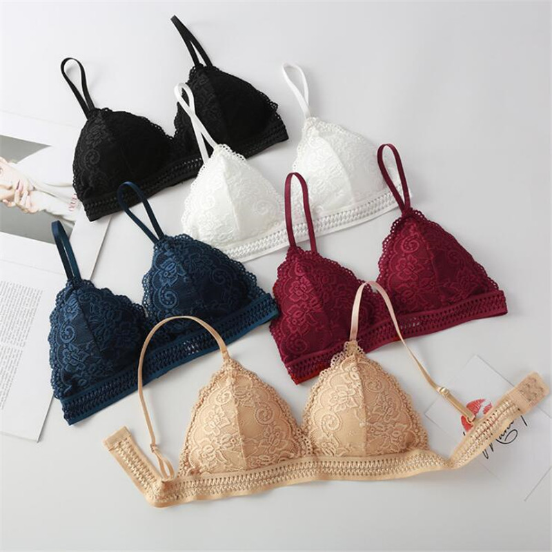 Lace Bralette Set - 2026 Damesbeha Nieuwe Franse Driehoekige Cup